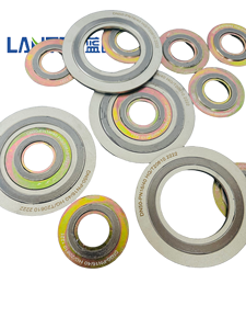 Joints d'étanchéité en spirale industrielles en vrac usinés avec précision avec anneau de positionnement, renfort extérieur, connexion par bride - Product Image 6