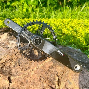 Pédalier VTT en fibre de carbone SeeMore 170 mm 29 mm, axe DUB en alliage d'aluminium, fixation directe 3 boulons - Product Image 5