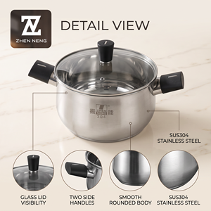 Batterie <span class=keywords><strong>de</strong></span> cuisine en acier inoxydable Zhenneng, collection 14 pièces, ustensiles <span class=keywords><strong>de</strong></span> cuisine multi-tailles en SUS304 pour cuisinières à <span class=keywords><strong>gaz</strong></span> et à induction - Product Image 3