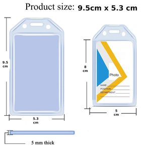 Porte-cartes de visite en PVC souple avec fermeture à bouton, design tendance pour usage professionnel - Product Image 3