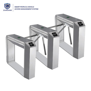 Barrières de circulation à portail rapide Zhanjiang, tourniquets pivotants, contrôle d'accès par reconnaissance faciale, portail tourniquet - Product Image 1