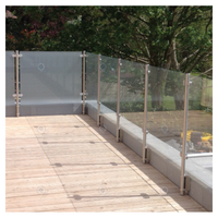 Rampe d'escalier moderne Prima, rampe de balcon en verre, rampe combinée minimaliste pour la maison