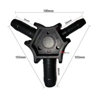 Herramienta Expansora de Tubos de 3 Vías, Expansor Manual Multitamaño de 16/20/25 mm para Tubos PEX/PPR/Aluminio