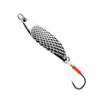 Leurre artificiel spinnerbait pour gros poissons à longue portée, avec hameçon de style militaire, point rouge, sangsue, phosphorescent, yeux lumineux, pour la pêche en rivière