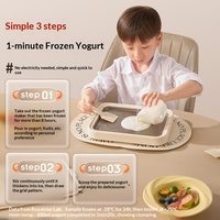 Royalstar Mini-friteuse à yaourt et fruits pour la maison, pour la préparation de glaces DIY pour enfants, sans prise, modèle