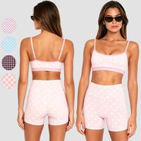 Soutien-gorge de yoga pour femme à col carré, respirant, séchage rapide, avec bretelles contrastées et logo personnalisé, haute élasticité, pour entraînement, gym, fitness et loisirs