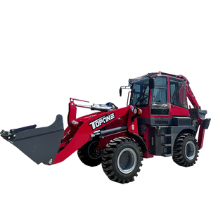 Topone nóng bán Mini Máy xúc loader bốn bánh lái backhoe loader TBL30-25 2.5ton mini loader CE EPA phê duyệt - Product Image 2