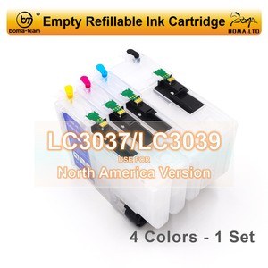 Cartouche d'encre vide rechargeable BOMA - Amérique du Nord LC3037 LC3039 avec puce pour Brother MFC-J5845DW <span class=keywords><strong>J5945DW</strong></span> J6545DW J6945DW - Product Image 1