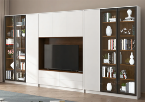 Mobile Porta TV da <span class=keywords><strong>Parete</strong></span> Attrezzata di Design <span class=keywords><strong>Moderno</strong></span> per <span class=keywords><strong>Soggiorno</strong></span>, Mobili da Salotto, Armadietti TV - Product Image 3