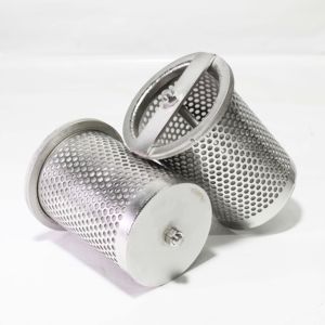 Cesta de filtro de tubo de malla metálica perforada redonda personalizada de acero inoxidable - Product Image 4