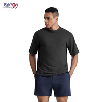 Heren Custom Hoge Kwaliteit Katoen Training Gym Sport Shirts Oversized Plus Size T-Shirts Digitaal Puff Gebreid Sportief
