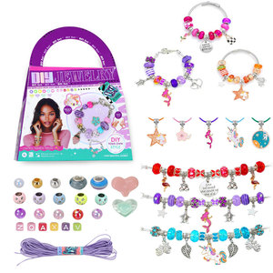 Kits <span class=keywords><strong>de</strong></span> Fabricación <span class=keywords><strong>de</strong></span> Pulseras con Dijes <span class=keywords><strong>para</strong></span> Niños, Cuentas con Cierre y Dijes <span class=keywords><strong>para</strong></span> <span class=keywords><strong>Manualidades</strong></span>, <span class=keywords><strong>Set</strong></span> <span class=keywords><strong>de</strong></span> Bricolaje <span class=keywords><strong>para</strong></span> <span class=keywords><strong>Niñas</strong></span> <span class=keywords><strong>de</strong></span> 5 a 7 y 12 Años, Bolsa <span class=keywords><strong>de</strong></span> Empaque - Product Image 2