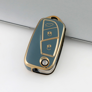<span class=keywords><strong>Coque</strong></span> de protection pour clé de voiture en TPU souple de qualité supérieure pour <span class=keywords><strong>Fiat</strong></span> 500 <span class=keywords><strong>Panda</strong></span> Ducato 500L Punto Lancia Musa porte-clés porte-clés sac usine directe - Product Image 2