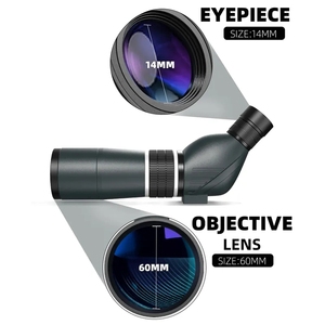 다중 코팅 광학 렌즈 망원경 단안 스코프 15x-45x MC BAK7 프리즘 최고의 조류 관찰 스포츠 스코프 사냥 야생 동물 - Product Image 4