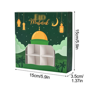 กล่องของขวัญกระดาษรีไซเคิลสีเขียวลายอูฐ พร้อมฝาพับแบบใช้ซ้ำได้ ผิวด้าน พิมพ์โลโก้ตามสั่ง และดีไซน์ทันสมัย - Product Image 6