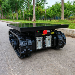 Châssis <span class=keywords><strong>de</strong></span> mini-robot électrique tout-terrain, châssis à chenilles avec moteur sans balais pour la manutention agricole et <span class=keywords><strong>de</strong></span> <span class=keywords><strong>jardin</strong></span> - Product Image 1