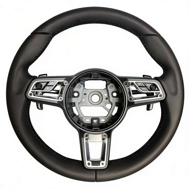 Leather Steering Wheel with Rivet (Porsche Fitment), photo 2