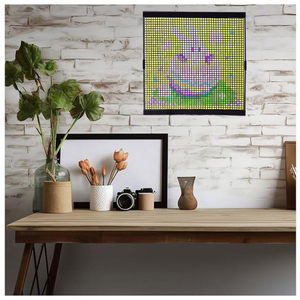 2000 Pcs Flexible <b>Mesh</b> Canvas Beads Craft Kit No Ironing DIY Mosaic Painting Educational Toys for Kids Christmas Gift - Product Image 6