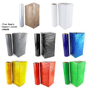 Wholesale Stretch Film Wrapping Roll Stretch Clear <strong>Black</strong> <strong>Wrap</strong> Roll Mini Stretch <strong>Wrap</strong> Film Lldpe Binding <strong>Wrap</strong> With Plastic Handle - Product Image 6