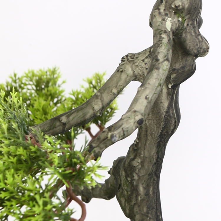 Décor à la maison D'arborvitae Cèdre Thuya Cyprès Artificiel Bonsaï Arbres Plantes