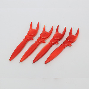 Stylo bille en plastique 1,0 mm, encre noire, <span class=keywords><strong>facile</strong></span> à recharger et à remplacer, design griffe de homard de dessin animé - Product Image 3