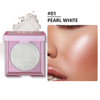 Poudre illuminatrice effet diamant pour le maquillage, marque privée, poudre illuminatrice en vrac, illuminateur corporel