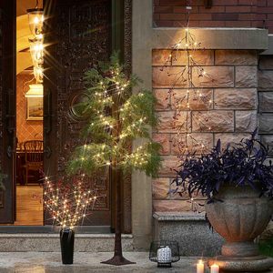Lighted Red Berry Branches 80 LED Fairy <strong>Lights</strong> <strong>Twig</strong> Branches <strong>With</strong> <strong>Lights</strong> 32IN USB Battery for Home Christmas Decoration - Product Image 5