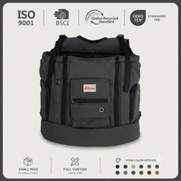 Sac de transport portable pour petits chiens avec plusieurs poches et design en maille respirante pour les promenades, les voyages et les trajets quotidiens
