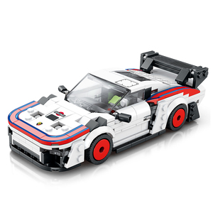 Reobrix 792 para <span class=keywords><strong>935</strong></span>, Set de Bloques de Construcción de Coche de Carreras, Blanco, Rojo, Azul, Serie de Ingeniería, Juguete Electrónico, Modelo a Escala 1:24 - Product Image 1
