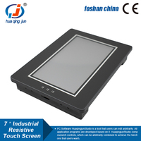 Huaqingjun Écran tactile HMI 7 pouces Ethernet RS485 232 422 Communication DC10-30V pour machine CNC