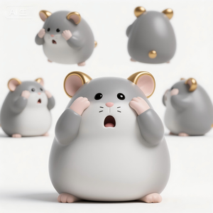 Adorabile Statuetta in Resina di Famiglia di Capibara con Cesto di Fiori, Graziosa Statua Animale per Arredamento Casa, Regalo Emozionante per la Festa della Mamma - Product Image 5