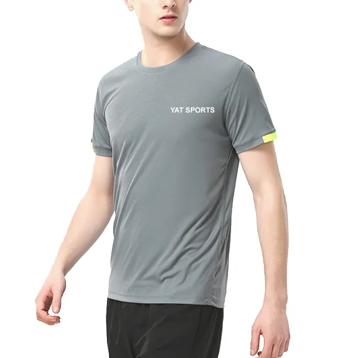 Intérieur de course dri fit Tennis chemises Une façon transfert D'humidité uni directtional transfert d'humidité impression personnalisée t-shirt