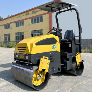 Rullo Compattatore Stradale Vibrante a Doppio Tamburo Diesel da 3, 6, 7, 8 Tonnellate, Rulli per Asfalto, Peso del Rullo Stradale - Product Image 2