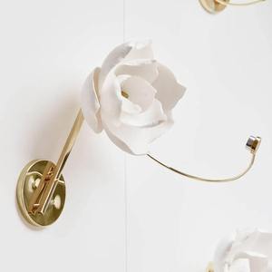 مصباح جداري للممر حديث من اللوتس ، مصباح Led بالزهور من السيراميك لغرفة المعيشة وغرفة النوم بجانب السرير - Product Image 3
