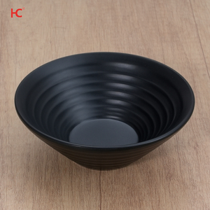 MS059 Không Thể Phá Vỡ Melamine Bát Hot Bán Đen Nhựa Bữa Ăn Tối Tấm Tùy Chỉnh Nhật Bản Hình Dạng Cho Các Bên Matte - Product Image 1