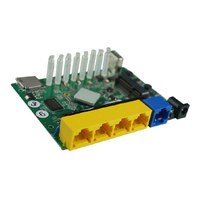 Routeur IoT à double port réseau fourni par l'usine, 64 Go de RAM + 8 Go EMMC, carte de routeur WiFi, boîtier en polyimide, surface sans plomb HASL