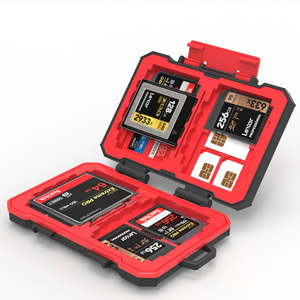 Runjin LP-E8 không thấm nước chống sốc chống bụi thẻ nhớ lưu trữ hộp Tổ chức ABS nhựa Trường hợp với SD chủ thẻ - Product Image 3