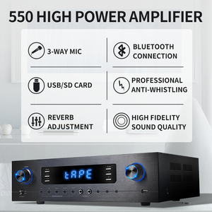 Hot Cung Cấp Màu Đen Ma Thuật Dành Cho Người Lớn Hệ Thống Karaoke Nhà KTV Cho Bluetooth Loa Mic Khuếch Đại Công Suất Chất Lượng Cao Ca Hát Kinh Nghiệm - Product Image 4