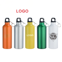 Bouteille d'eau promotionnelle personnalisée à bas prix avec logo d'entreprise, bouteille d'eau en aluminium ou en acier inoxydable pour le sport en plein air, pour la promotion