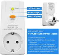 Adaptateur de prise RCD NANDAO 16A CE pour usage industriel, norme européenne, disjoncteur différentiel, matériau ignifuge pour l'air
