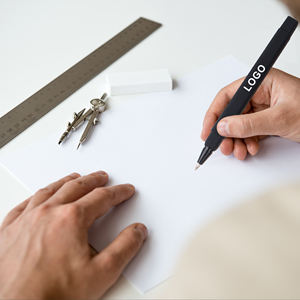 Bolígrafo Cuadrado Promocional Personalizado con Recubrimiento de Goma y Plástico, Económico para Hoteles, con Logotipo Impreso, Regalo Publicitario, Escritura de 1.0 mm - Product Image 5