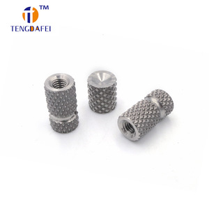 น็อตกลมไทเทเนียมอัลลอยด์ TENGDAFEI แบบมีลายกันลื่น M1.2 M2.5 M3 เกลียวแบบไม่มาตรฐาน สำหรับการผลิต ใช้ขันด้วยมือ - Product Image 1