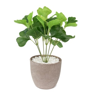 Feuillage artificiel, brins de <span class=keywords><strong>Ginkgo</strong></span> <span class=keywords><strong>biloba</strong></span> verts pour la décoration intérieure, les arrangements en pot et les murs végétaux - Product Image 3