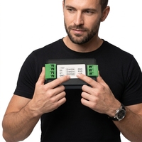 Convertisseur de transmission bidirectionnel Wiegand 26/34/66/48/37 bits vers terminal RS232 (RXD, TXD) pour portes tournantes