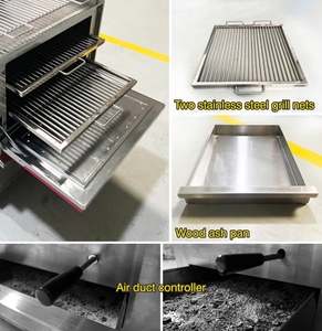 Four à charbon sans armoire, équipement de cuisine, barbecue en acier inoxydable, <span class=keywords><strong>grill</strong></span> à charbon, <span class=keywords><strong>machine</strong></span> à griller - Product Image 4