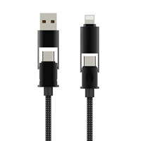 Kabel USB C pengisian cepat untuk ponsel, kabel pengisi daya ponsel nyaman untuk dibawa
