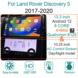 Terra Rover scoperta 5 2017-2020 13.3 pollici <span class=keywords><strong>Android</strong></span> schermo e 10.25 "aria condizionata Touch schermo Radio pannello AC - Product Image 4
