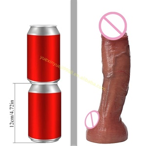 Dildo de silicona líquida impermeable, grueso, suave, con tacto <span class=keywords><strong>real</strong></span>, kit de placer para viajes, grado profesional. - Product Image 1