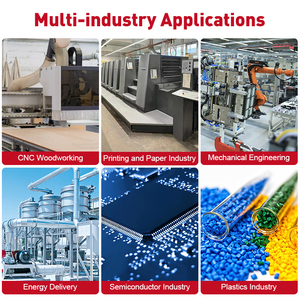 Wordfik pvt60 ROTARY VANE áp lực chân không Composite bơm cho in ấn và máy giấy chế biến gỗ CNC Router - Product Image 5