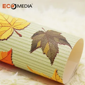 Uv Eco Oplosmiddel Latex Materiaal Decoratie Canvas Textuur Bedrukbaar Behang Fabrikant
